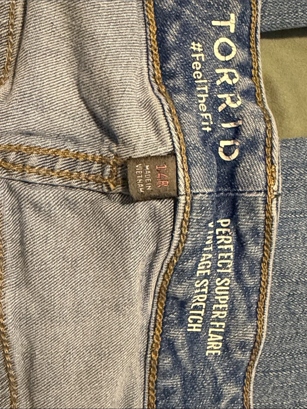 Torrid perfect super flare vintage stretch